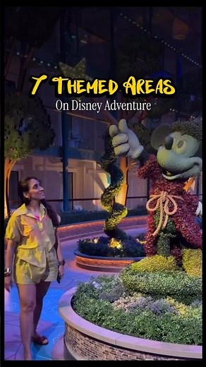 DONT MISS 🥰🥳 7 Themed Areas| Disney Adventure Cruise Singapore #disneycruise #disneycruiseadventure