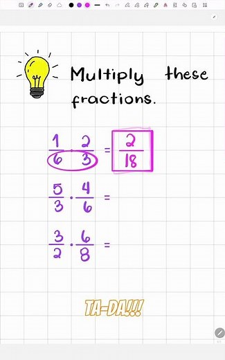 Multiplying Fractions | Pre Algebra | Math Bits #multiplication #study #MathBits