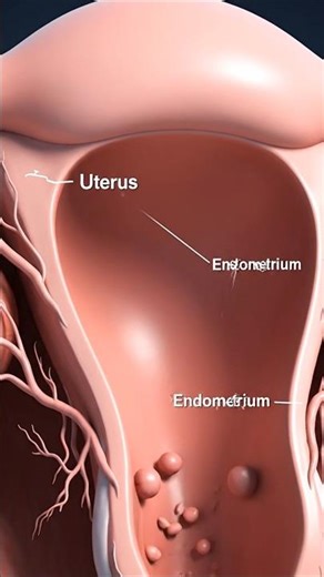 Watch How Uterine Fibroids Develop#shorts #science #anatomy #animation