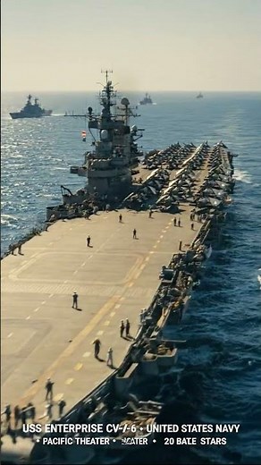 USS Enterprise CV 6 — The Most Decorated Warship of World War II WW2 Documentary Short