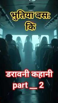 😰 भुतिया बस: कि डरावनी कहानी part_ 2 | Ghost Bus Story |Bhutiya Bus | Bhoot ki Kahani #bhoot #horror
