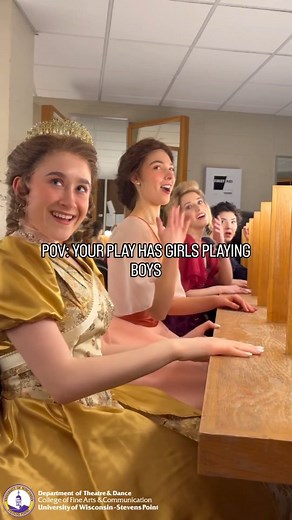 Shakespeare loves his women in pants 👖 LOVE'S LABOR'S WON May 8 - 7:30 P.M. May 9 - 7:30 P.M. May 10 - 7:30 P.M. Tickets.uwsp.edu 715-346-4100 #uwsp #shakespeare #stevenspoint #lovelaborswon #lovelaborslost #theatre #daddyshome #womeninpants | UWSP Theatre & Dance