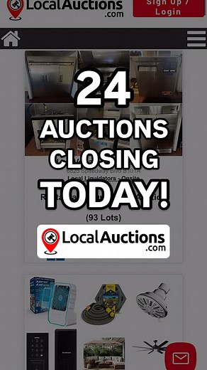 24 out of our 95 live auctions are closing today! Go check them out and save big! #localauctions #auctions #phoenixauctions #phoenix #arizona | LocalAuctions.com