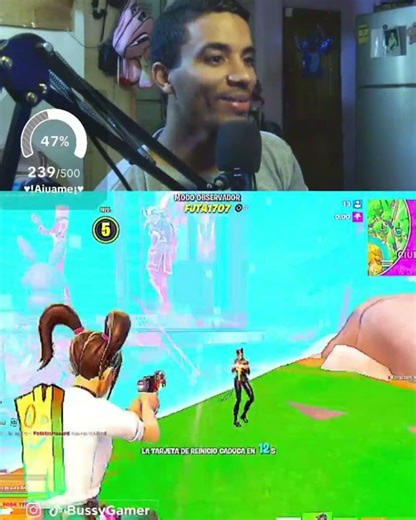 Fortnite - Me Dejo Carrear | Síguenos @Bussygamer TikTok / Youtube. Live cada noche. ¡Unete!