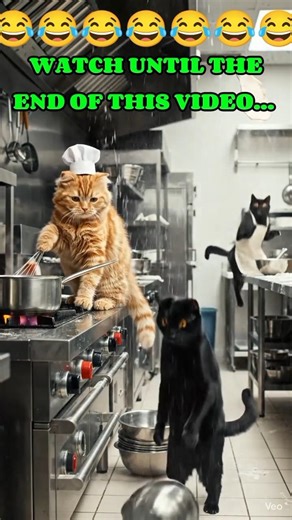 Cats Tried Every Jobs But Failed🛠️🍴🧑‍🍳#cats#funny#shorts