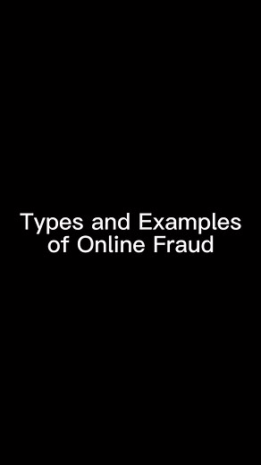 👾 Types and Examples of Online Fraud #Aware2OLFraud