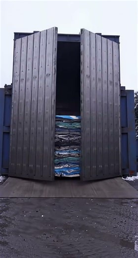 Bus Crushed on Industrial Crushing Plant. With Wheel ahah. #hydraulic #asmr #crush #crushing