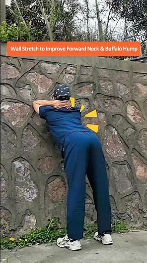 Correct Rounded Shoulders, Buffalo Hump & Forward Neck with One Simple Wall Move