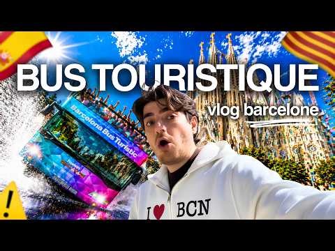 j'ai testé le bus touristique de barcelone et c'est hilarant (weekly vlog)