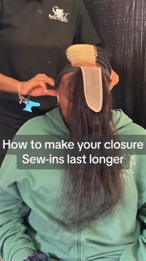 3.7K views · 44 reactions | How to make your closure sew-in last longer? Cr: @styledbytshikaaa . Get what you need to know of wig and hair殺 . Stay tuned for more DM for closure + bundles link #linkinbio or just click: https://bit.ly/3AYx8Qs ------------------------------ Wig experts and hair factory owners懶 #closuresewin #readytoshipwigs #readytowearwigs #gluelessclosurewig #highlightwigs #beginnerfriendlywigs #hdlacewig | Wig Tutorials | Facebook