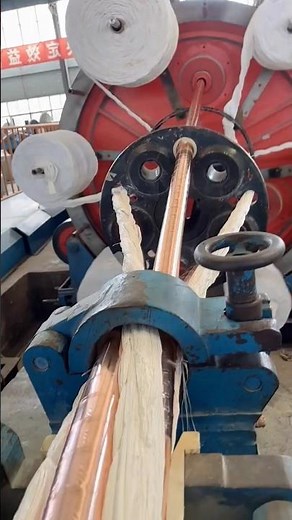 Making Copper Core Electrical Cable.