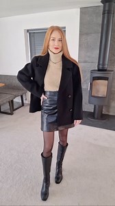 5.6K views · 18 reactions | 3 outfits to add to your new 2024 wardrobe @michaelaleann_ Black Velvet Sweetheart Neck Mini Dress Feather Cuff Trousers Feather Cuff Wrap Blazer Faux Leather A Line Mini Skirt Longline Roll Neck Chunky Jumper Petite Contrast Button Peacoat | Dorothy Perkins | Facebook