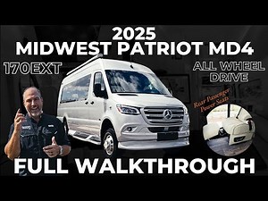 Discover the 2025 Midwest Patriot MD4 170EXT AWD Sprinter | Ultimate Off-Grid Luxury Class B Van!