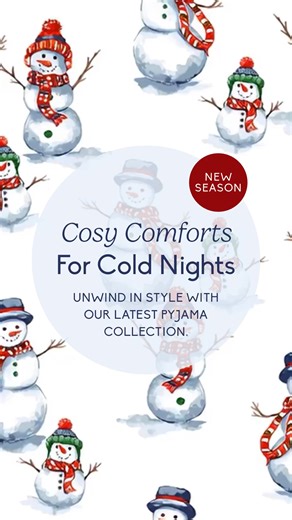 Snuggle up and get cosy with our signature prints! ☃️ Our award-winning nightwear makes your evenings and slow mornings feel a little bit more indulgent. Shop today. | Cyberjammies | Facebook