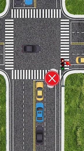 🚦 Traffic Signal Violation at an Intersection ❌. Dangerous Driving Mistakes Explained #driving #dmv
