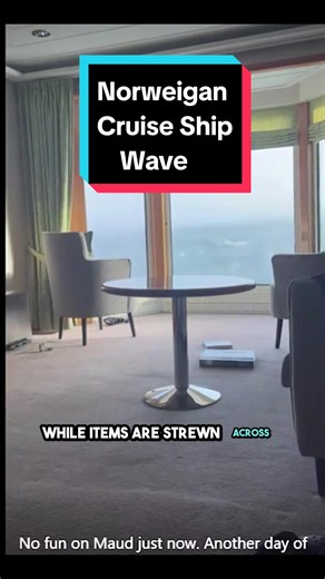 Norwegian Cruise Ship Struck by Rogue Wave in North Sea