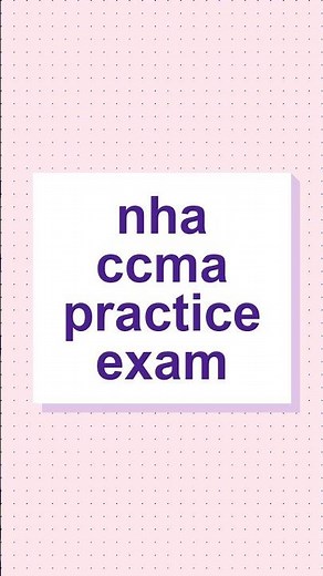 Ultimate NHA CCMA Practice Test (Real Exam Questions) #ccma2026 #medicalstudent