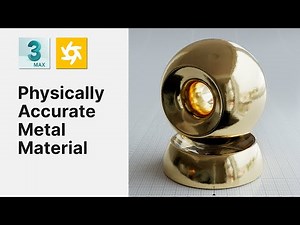 Photorealistic Metal Material | Physically Accurate Metal Material in 3ds Max and Octane