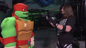 159K views · 1.9K reactions | Raphael from "Rise of the Teenage Mutant Ninja Turtles" learns some phenomenal moves from WWE Champion AJ Styles! | WWE | Facebook