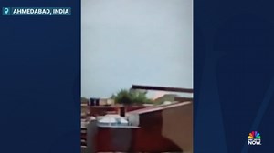 Video shows the moment Air India plane crashes