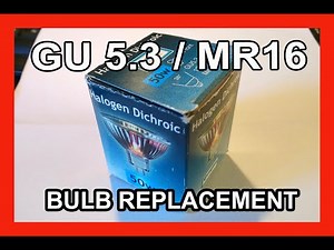 GU53-MR16 Bulb Replacement, push fit Dichroic 12volt.