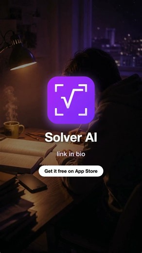 join 30k+ Students on the "Solver AI" app?