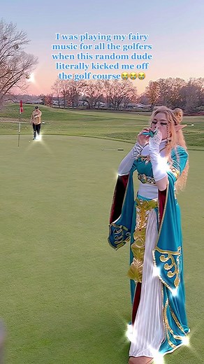 Silly Golfers: Fairy Music Interrupted on the Course