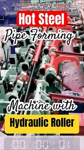 Hot Steel Pipe Forming Machine with Hydraulic Roller System