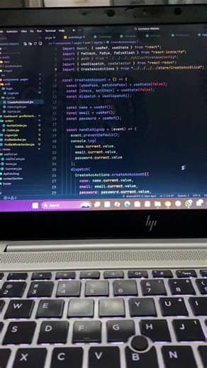 Firebase Authentication integration in my E-comerce project 😍 #ahsancodes #nextjs #reactjs #webdevelopment #mernstack