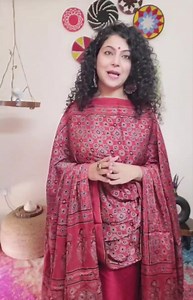 Ajrakh dupattas in premium modal silk fabric from Ajrakhpur. These...