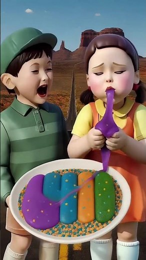 I Repeated Squid Game Animation and Here's What Happened👍❓