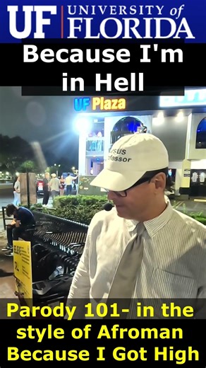 Parody 101- Because I'm in Hell (Because I Got High by Afroman)