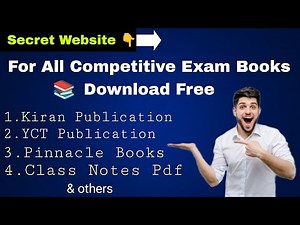 HOW TO DOWNLOAD FREE BOOK PDF | FREE PDF BOOKS DOWNLOAD SITES | for Competitive Exams