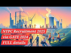 🔥🔥 NTPC Recruitment 2025 via GATE 2024, FULL details 👍