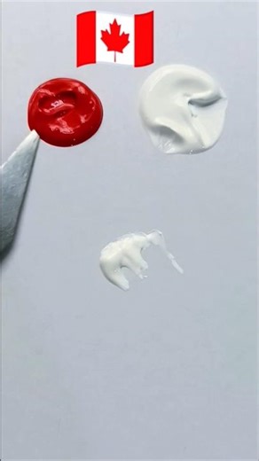 Satisfying Color Mixing with Acrylic Colors 🇨🇦 🩷 #satisfying #artwork #acrylic #shorts