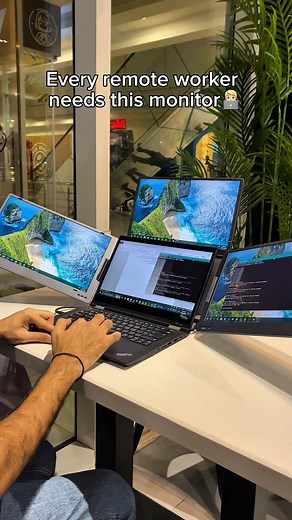 Every remote worker needs to see this #tech #techgadgets #newtech #monitor #wfh #coolfinds #coolgadgets #tech #amazonfinds | Aura-Displays.com