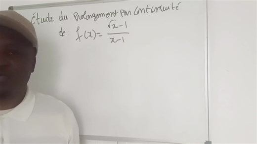 Comment Faire un Prolongement Par Continuité Dans cette vidéo, nous expliquons comment prolonger une fonction de manière cohérente lorsque sa définition pose problème sur un point ou un ensemble de valeurs. Vous verrez comment utiliser la continuité pour étendre une expression et obtenir un prolongement fiable, comme cela se fait souvent en classe de première. Nous proposons également un exercice guidé pour vous entraîner à appliquer cette méthode et mieux comprendre l'idée de prolongation dans 
