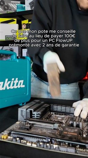 Autant passer par FlowUP ça m’évitera les galères 😅 #hardware #trend #pcbuild # #ironman