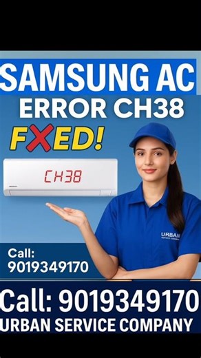 How to fix Samsung AC Error Ch 38. #samsungcare #SamsungAcService .