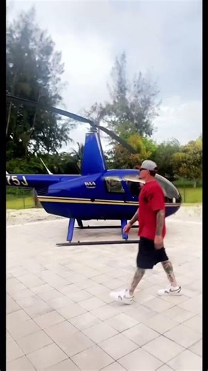 Slapping helicopter blades with vanilla ice