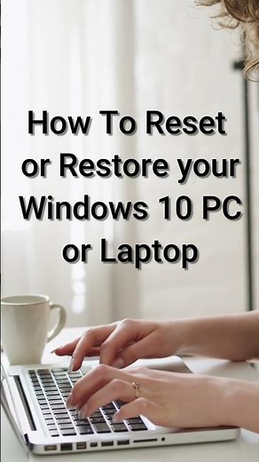 How to refresh | reset | restore windows10 - Factory Reset Your Windows 10 PC or Laptop #Shorts