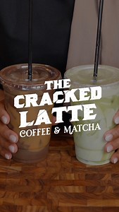 This cracked latte is the viral drink you need to try! Choose coffee or matcha, then coat a clear cup with melted chocolate (dark for coffee, white for matcha), freeze until set, and fill with ice, milk, and your drink of choice. Squeeze to crack the chocolate shell into beautiful shards that create a stunning marbled effect. It's like drinking art and takes just 15 minutes! #chocolatetreats Want the recipe? Say "Send" or "Recipe" and I'll share it with you! | Mymanabites