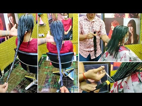 Very very Long to short haircut /Forced extreme short haircut /girl started Crying /Haircut Tutorial