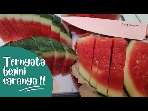 2 Minutes how to cut watermelon quickly and easily