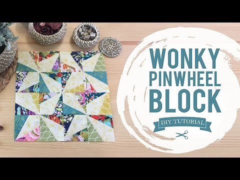 AGF Quilt Block Collection: Wonky Pinwheel Quilt Block Tutorial