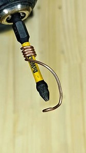 Stop Dropping Screws With This Simple Wire Trick | Reels ideas