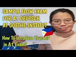GOETHE SAMPLE FLOW EXAM TO PASS YOUR A1 DEUTSCH PRÜFUNG| Han&Kay