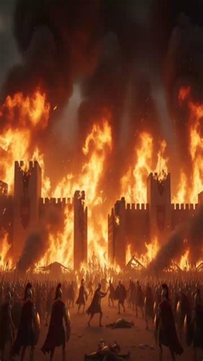 Trojan War in 60 Seconds ⚔️ | Ek Sone Ka Seb Aur 10 Saal Ka Yudh! 😱#reels