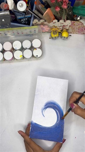 Turned a phone box into a home for my shells 🐚✨ #art #diy #upcycling #creativereuse #yashitacreates