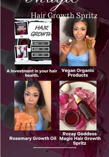 Definitely in my healthy hair era. Where investing Im investing in my crown and patience is key. * Manifesting Goddess Crown vibes. 👑 Here's my GRWM for thicker, longer hair. Tell me your holy grail hair products! #hairgrowth #haircarejourney.